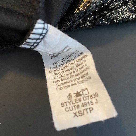 Black and Gold Dress - Picture 5 of 5